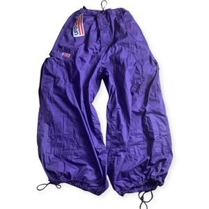 original vintage UFO cargo baggy rave pants parachute y2k 90s Tripp kikwear snug